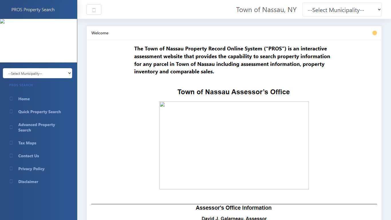 Town of Nassau - Assessment Search Online - PROS v1.0.0